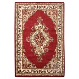 Kusový koberec Medailon 6985A Red 160x230 ovál cm