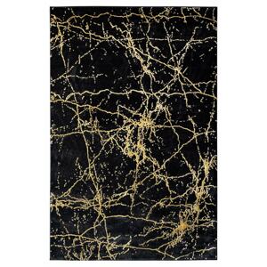 Kusový koberec Elite 4355 black/gold 160x220 cm