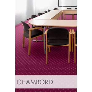 Metrážny koberec CHAMBORD 17 Fialový UX - Ultratex Quick+