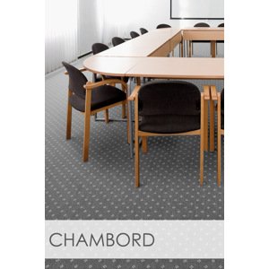 Metrážny koberec CHAMBORD 193 Sivý UX - Ultratex Quick+
