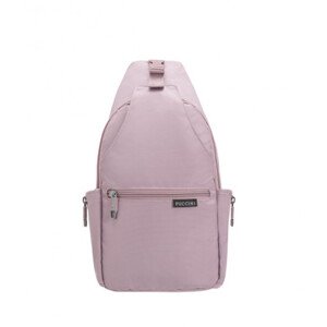 Ružový crossbody batoh Easy Pack